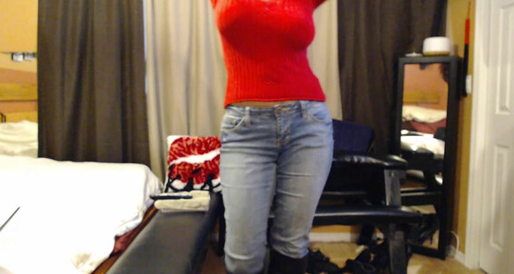 Vanessawet - On Sweater Boots Put And My I Jeans Naked
