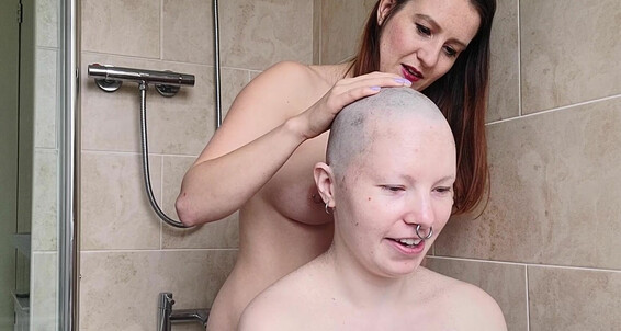 Smooth And My Rose Shaves Head Nice Erynrose Scarlot For