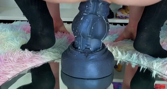 Tentaclebimbo - On A And Dildos Riding Squirting Three Mirror Xl