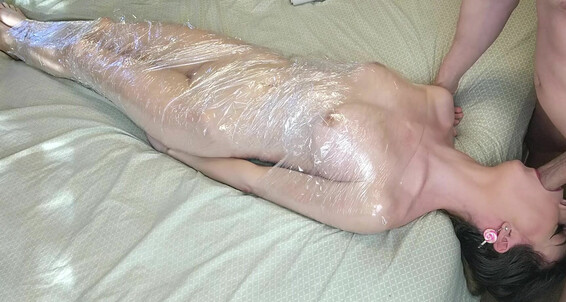 Vieramayxxx - Wrap Bondage Nose Cum My In Plastic
