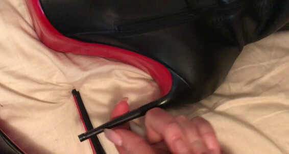 Empressjazzy - Boots Louboutin Minute Tease Submission Into Fucked Video