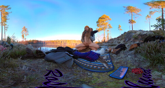 Rosenbladx - On Vr A 360 Sex 7K Lake 5 Rosenlundx Next To Pornhub 30Fps Skin Reindeer Forest