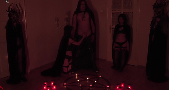  A Lit Very Dollscult Itself! 027.Something Strange Candle During Xhamster Happened Satanic Ritual By