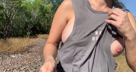 Ripped Wifeydoes A Her Exposes Tits Wife Nude Pornhub Shirt In Dare Public