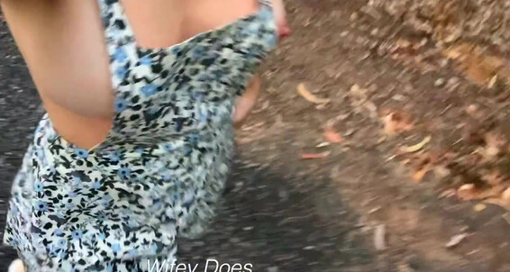 Outdoors Wifeydoes Out Tits Running Wife Pornhub With Perfect