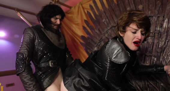 Jon Fucks Vivienne Cersei Lamour Snow Queen