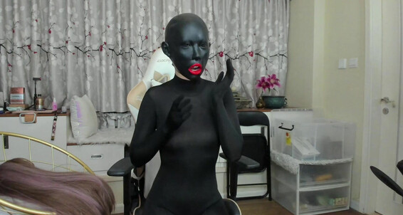 Staceyxixi - 2021 On Sexy Wearing Put 14 My Black Zentai Onlyfans Tight 11 Female 2274504148