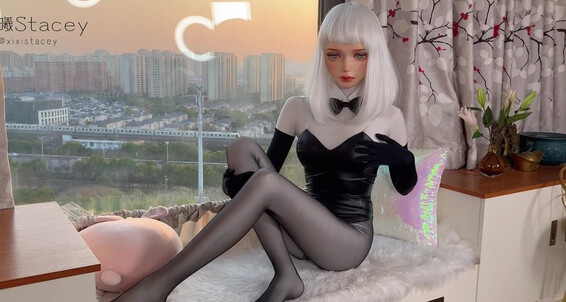 2811882896 21 03 Lovely Kigurumi Dollmask And Shy With Staceyxixi 2023 Onlyfans Girl Bunny