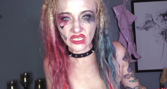 Domina Iwantclips Her Harley Quinn You Toilet Land Makes