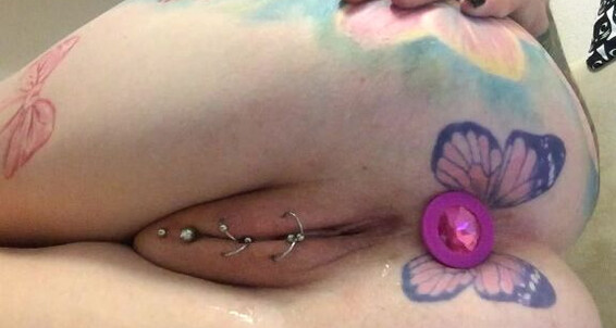  Tattoos Sexy Manyvids Love Plug And Toys Foxygoddess Piercings Finger Anal Asshole Butt