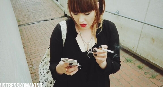 Amateur, Video: Ignoring Break Smoking Pornhubpremium On While Phone Outside And Everyone_Mistress Komakino