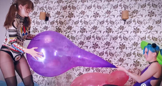 Fight And Clips4Sale Stashia Balloons For Pantyhose/Stockings Q923 Cosette