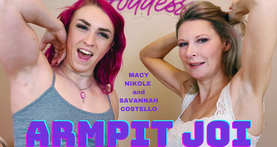 Skfetish Joi Savannah And With Macy Armpit