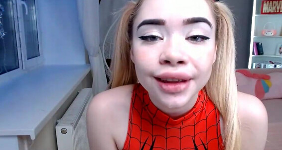 Spider Cum Begging Miamelone To Girl Master