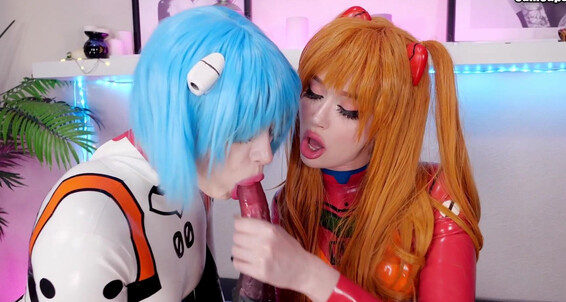 Play And Asuka Dildos Leah Meow Rei With Horse