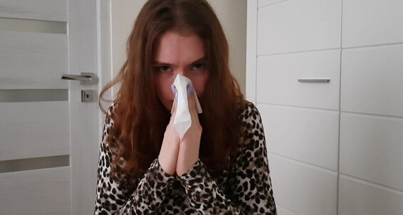 Girlfriend Honking Nose Wetschoolgirl And Sneezes Pov