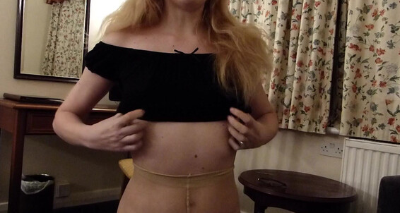 Ariel Anderssen - Job Flirty Interview Arielerssen In Pantyhose