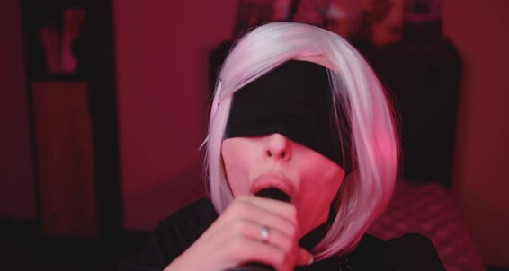 Blowjob Bbc Nier Automata Cosplay Mykinkydope