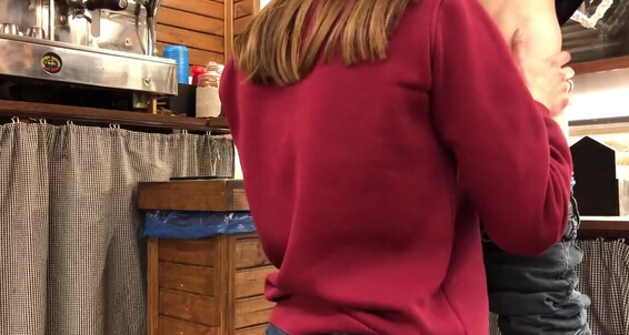 Blowjob At Does Barista Teen Talk To With Work Girl