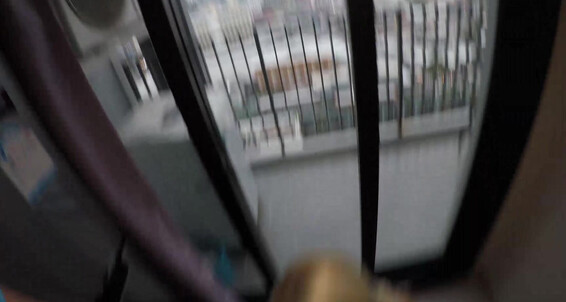 Balcony Near Horny Quickie Mouth Cum Helena Amp Moeller