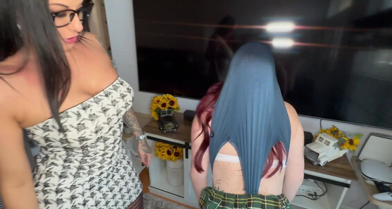 Bigbootyandbeast10 - Girl School Wedgie