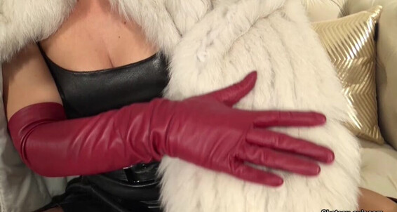 Gloves Joi And Fur Leather